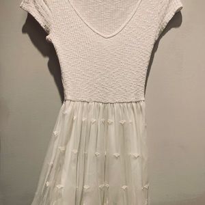White lace dress